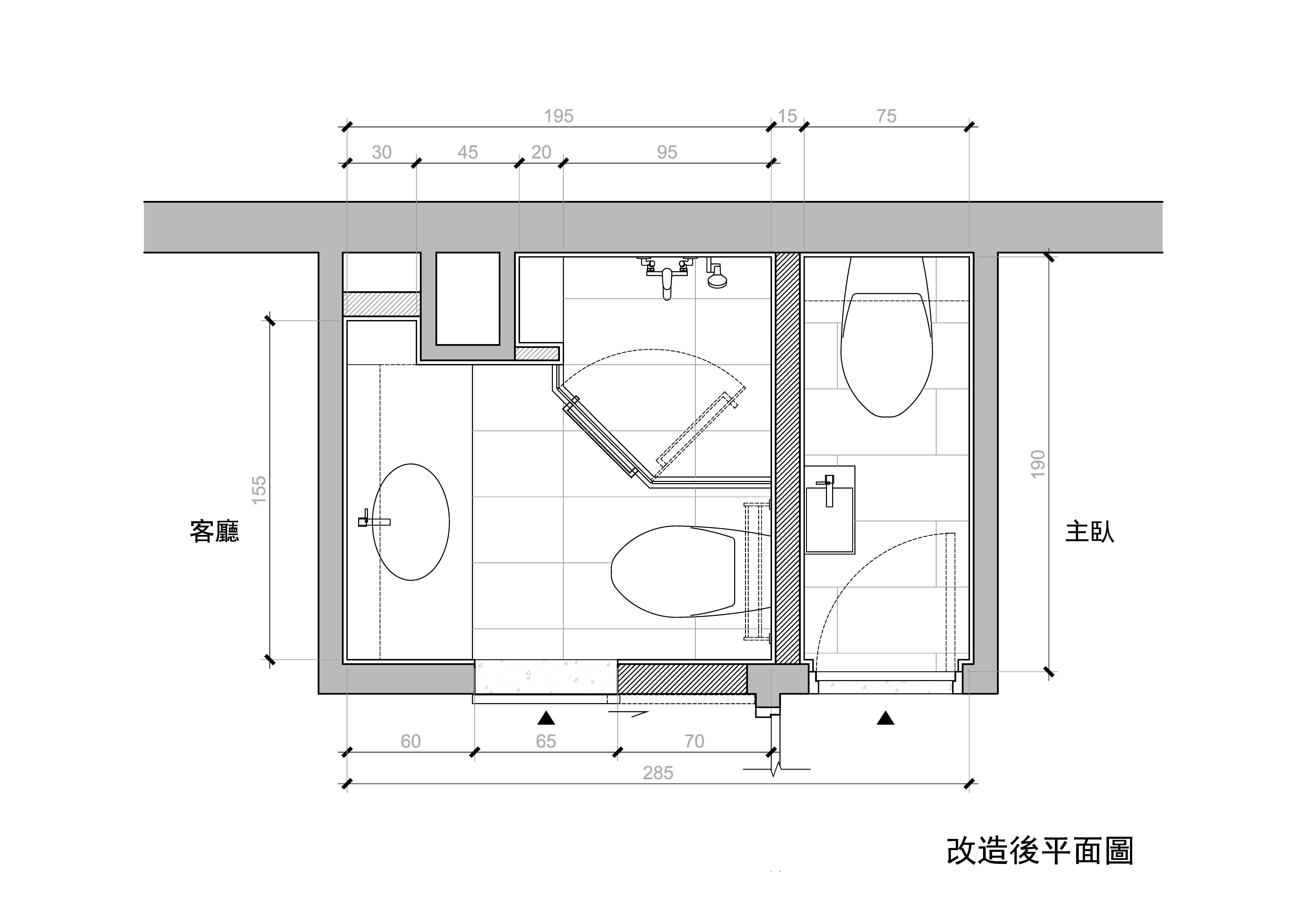 1.5×3｜改造後配置圖